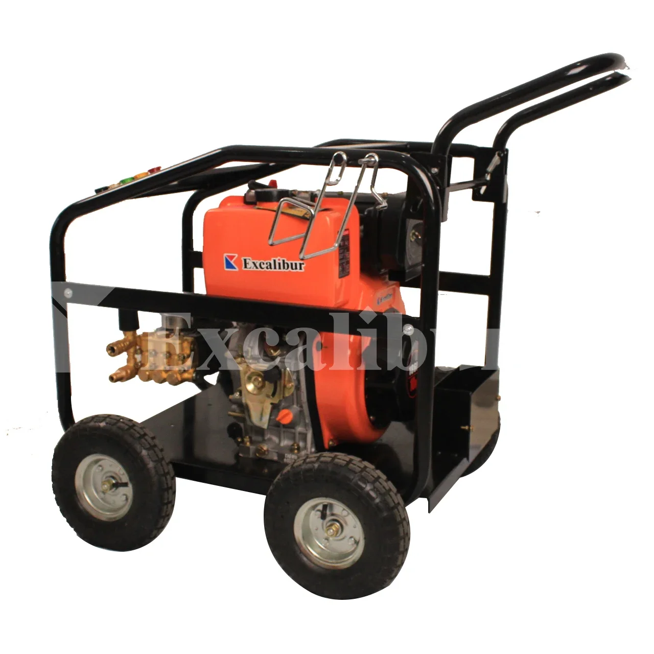 Excalibur13Hp 3600Psi 250Bar Diesel Fuel Cleaning Machine Engine High Pressure Car Power Washer Cleaner Plunger Pump