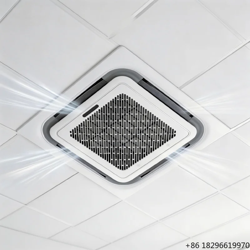 

Factory Direct Sales Central Air Conditioning Units AC Motor Cooling Heating Ceiling-Mounted Recessed Fan Coil Units Energy