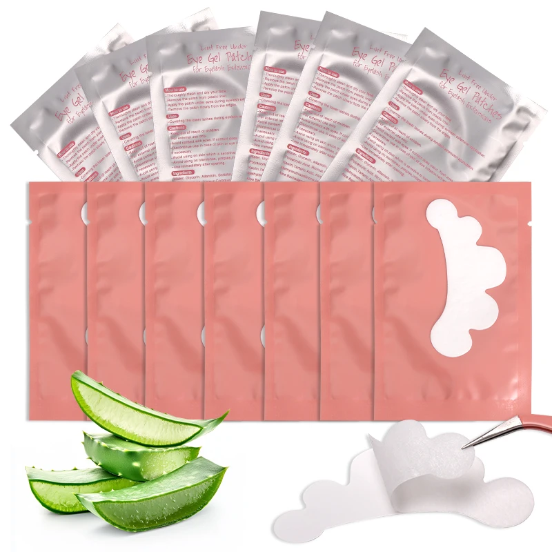 500Pairs Eyelash Under Eye Patches Eye Pad Cloud shape Hydrogel Eye Patch Sticker For Eyelash Extension Makeup Tools