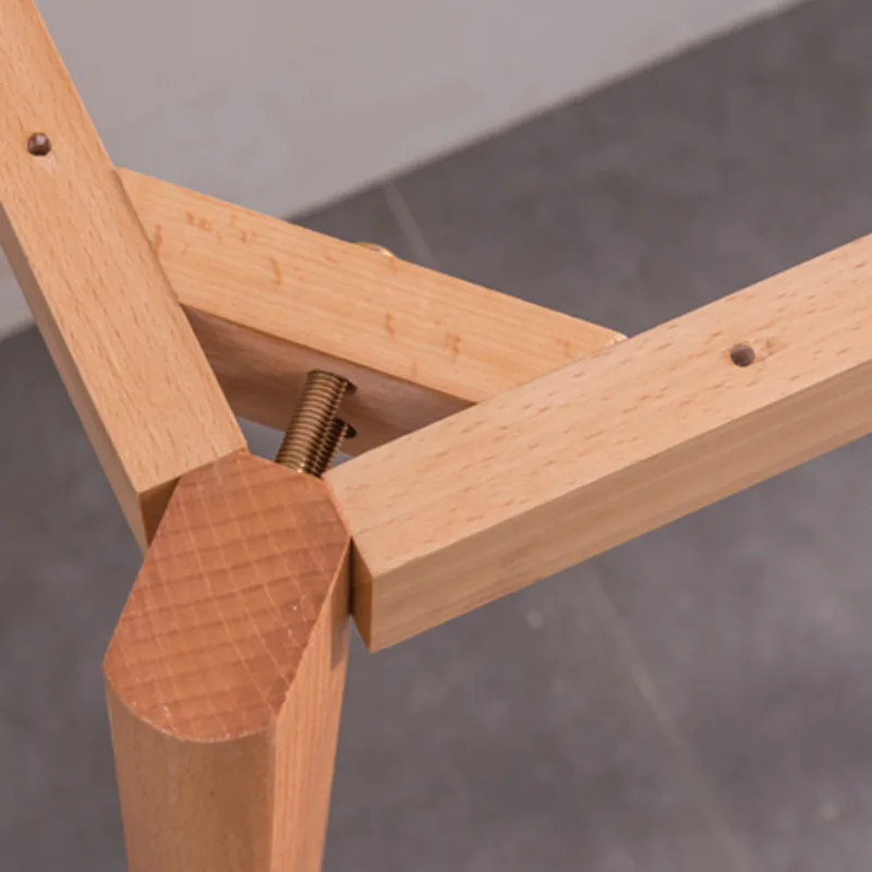 Solid Wood Plus Thick Dining Table Leg Rectangular Wooden Table Frame Home Office Furniture Foot Accessories