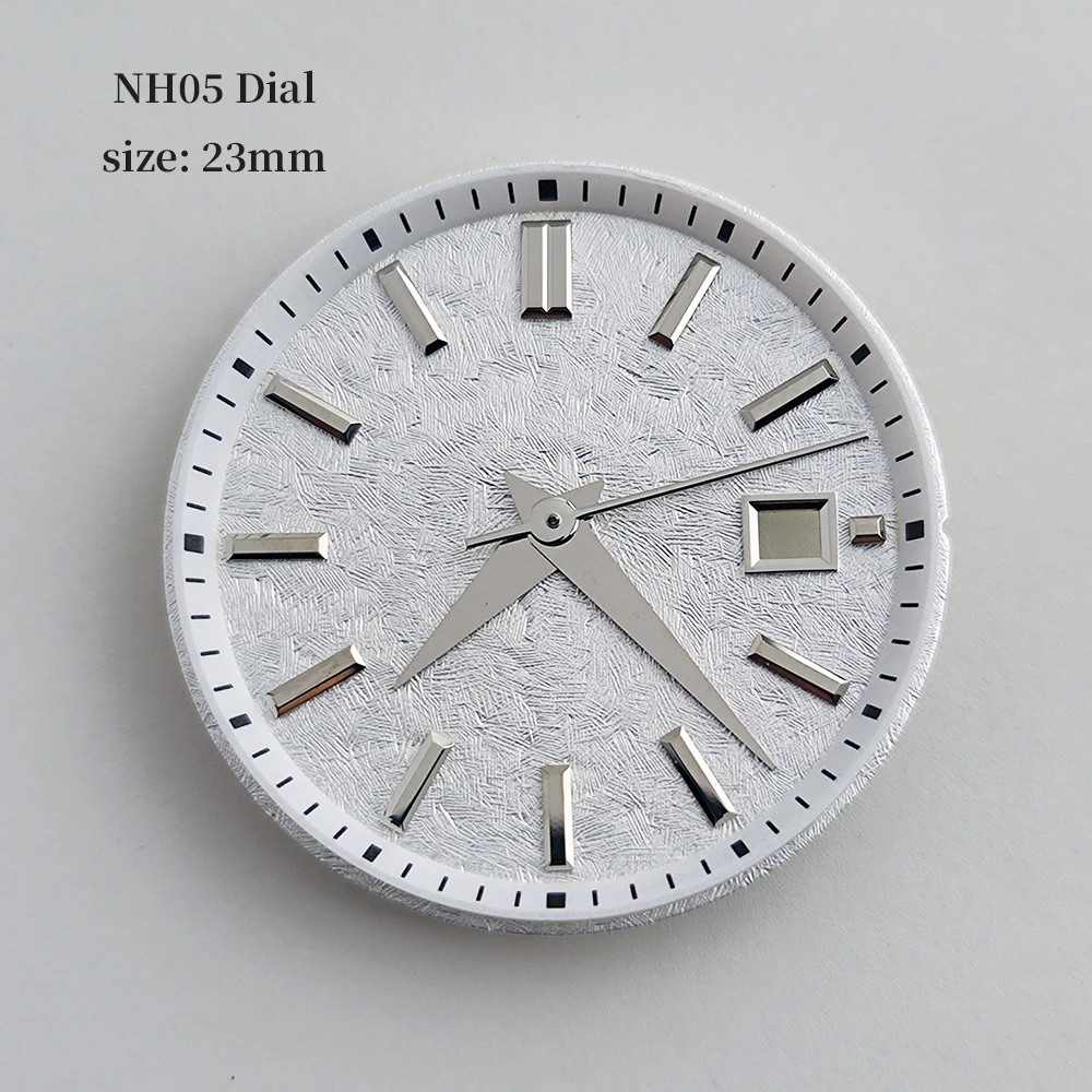 NH05 23mm Dial for GS Women's Mechanical Watch Texture Surface Custom Logo Dial for NH05/NH06 Movements Mod Parts Accessories