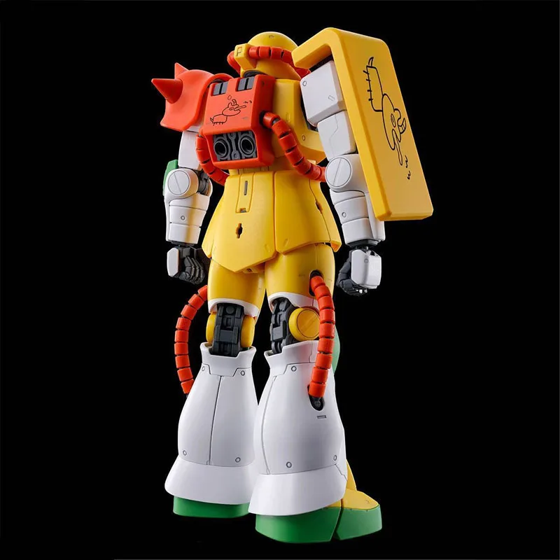 Bandai Original MG Zaku 1/100 Anime Action Figure Assembly Model Toys Collectible Model Ornaments Gifts For Children GUNDAM