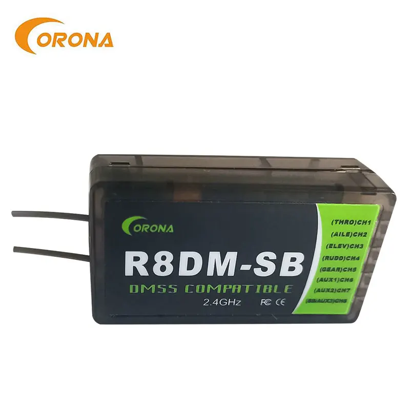 Corona R8DM-SB R4DM-SB R6DM-SB 2.4GHz DMSS Receptor S.Bus 4/6/8CH Receiver Compatible JR XG Series RC Hobby Accessories