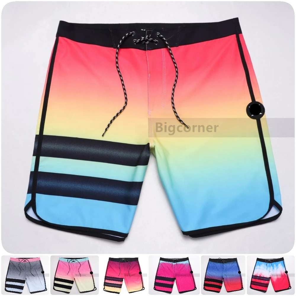 Pantalones cortos para hombre, Shorts de playa de secado rápido, impermeables, logotipo bordado, talla de EE. UU., 46cm, 18 pulgadas, A2