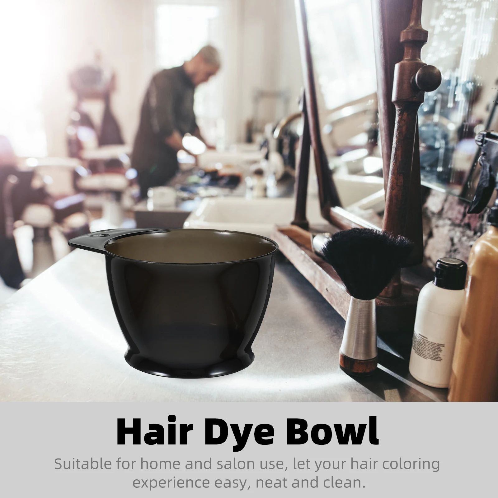 

2Pcs Plastic Hair Dye Bowls Non-Slip Tinting Bowls with Scale Professional Hair Coloring Salon Tools Dyeing Bowl