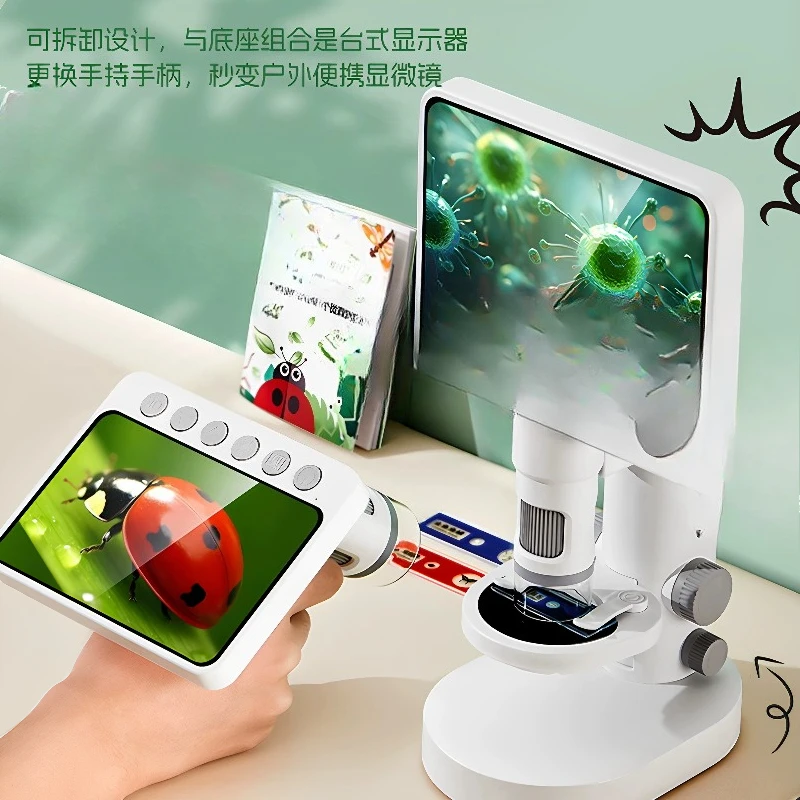 Microscope Children's New Year 6 Birthday Gifts Girls Girls Elementary School Students Educational Toys