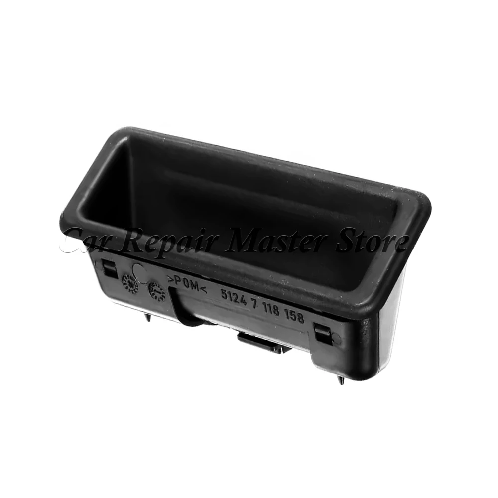 Para BMW E60 E61 E90 E91 E92 E93 E70 E88 E71 E72 E84 1 3 5 Série X1 X3 X5 X6 51247118158 7118158   Alça do porta-malas do interruptor da porta traseira