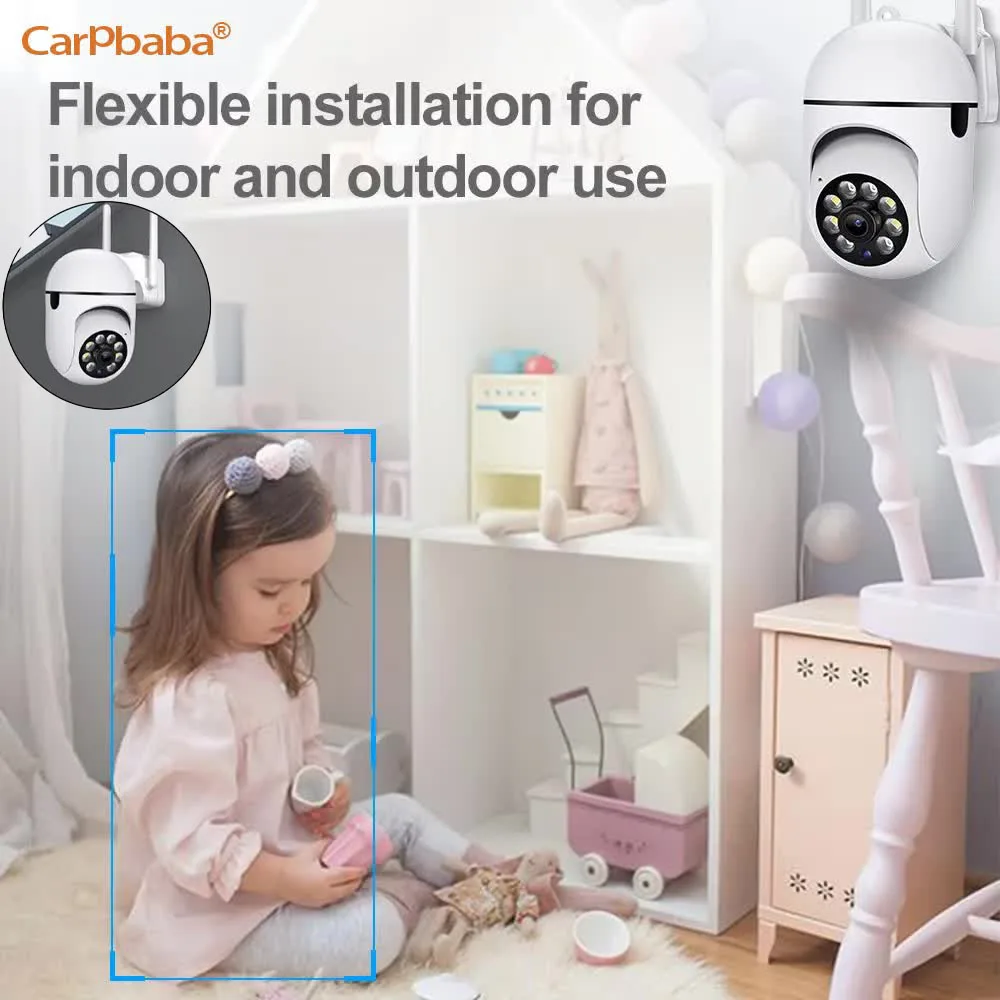 Câmera IP iCam365 2MP Inteligente de segurança doméstica externa WIFI CCTV Vigilância com visão noturna colorida sem fio HD Áudio bidirecional 1080P