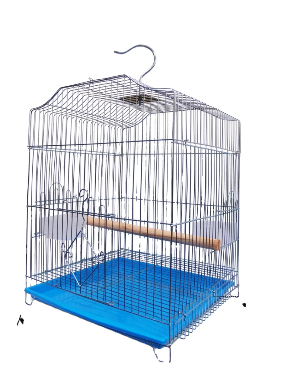 

Wholesales Rectangle Durable Pet Bird Parrot Cage Outdoor Foldable Portable Bird Cage Small with Standing Pole for Bird