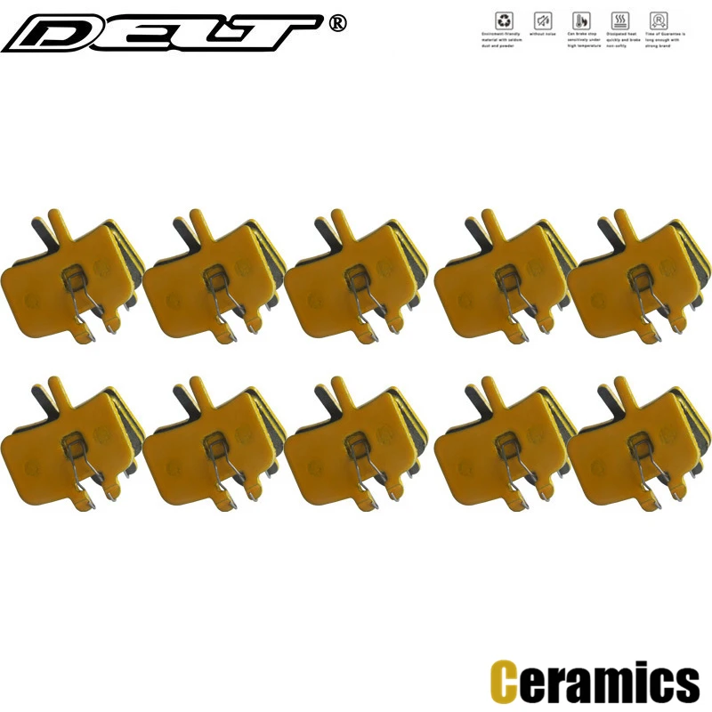 DELT 10 Pair Ceramics Bicycle Disc Brake Pads,For HAYES HFX-Mag,Series,HFX-9,MX1,Nine,MTB,Mountain,E-BIKE,Parts