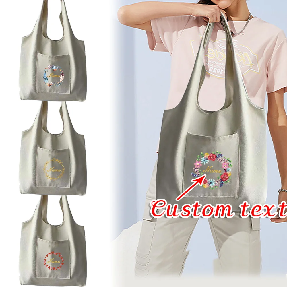 

Персонализированная холщовая сумка через плечо в стиле Джокер, модная сумка-мессенджер, вместительная сумка-тоут для поездок на работу