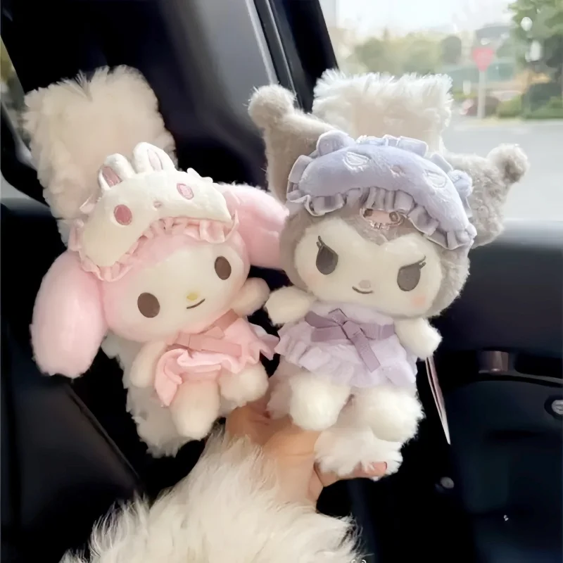

Sanrio Cinnamoroll Car Seat Belt Cover Kawaii Cars Universal Safety Belts Protector Non-slip Motorcar Interior Accessories Gifts