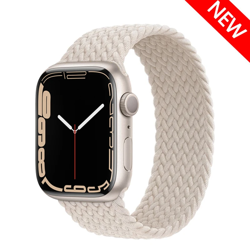 Cinturino per cinturino Apple Watch 44mm 40mm 45mm 41mm 49mm 42 cinturino elastico intrecciato solo loop serie iwatch 7 se 6 8 ultra 2 3 9 10