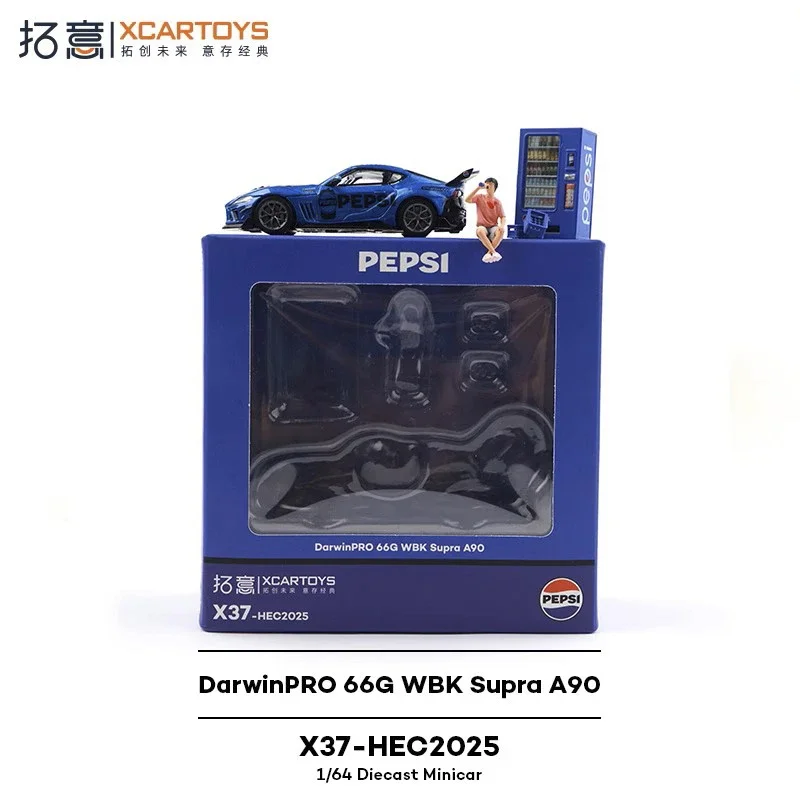 Xcartoys 1:64 DarwinPRO 66G WBK / NWB Supra A90 Diecast Modello di veicolo da collezione