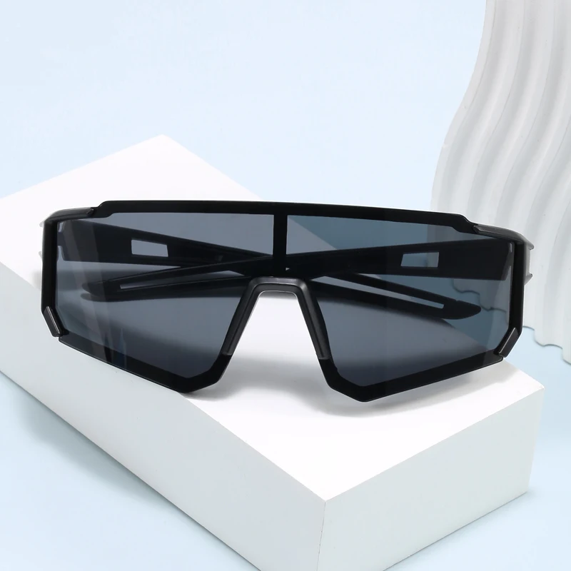 Radfahren Outdoor-Sport Integrierte Sonnenbrille Neue Frauen Mode Bunte Objektiv Design Brille Einfachen Stil Unisex Sonnenbrille