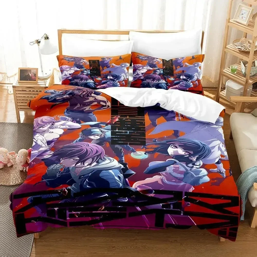 New Akudama Drive Bedding Set Single Twin Full Queen King Size Bed Set Adult Kid Bedroom Duvet cover Sets 3D Anime Bed Sheet Set