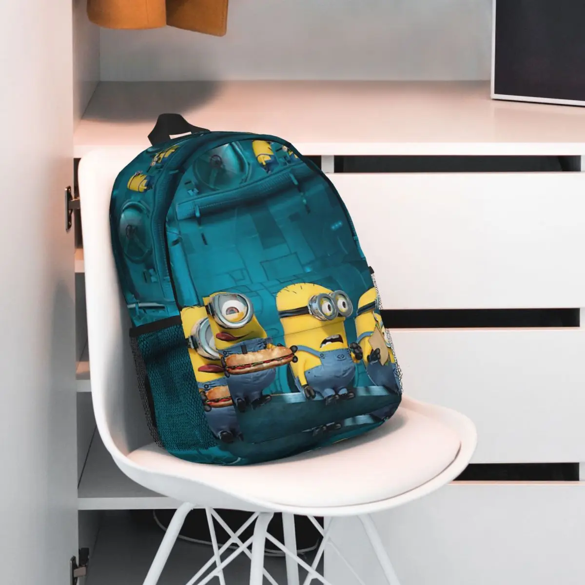 M-Minions New Fashion Wodoodporny plecak szkolny o dużej pojemności Modna torba podróżna na laptopa 15 cali