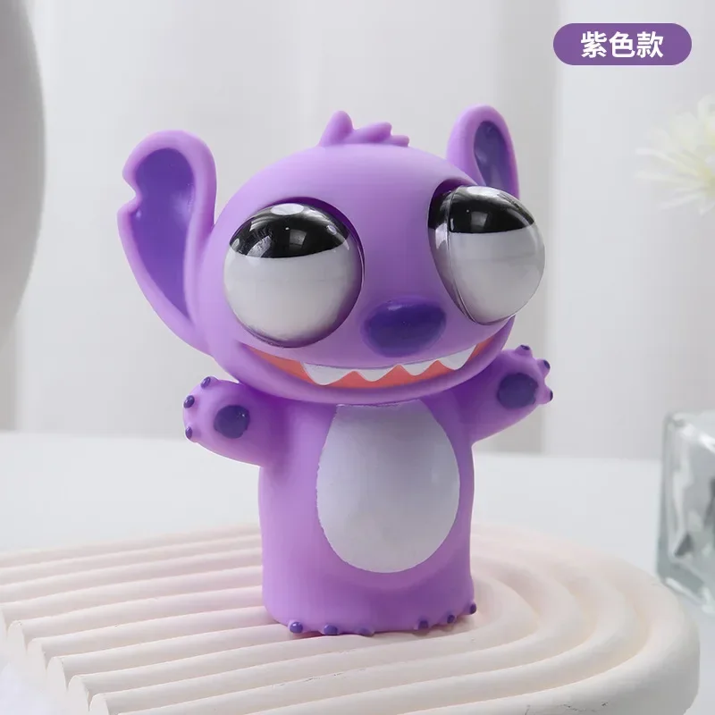 

Stitch Squishy Fidget Toy - Stress Relief Squeeze Toy for Kids/Adults, Eye-Popping Decompression Toy stress reliever toys