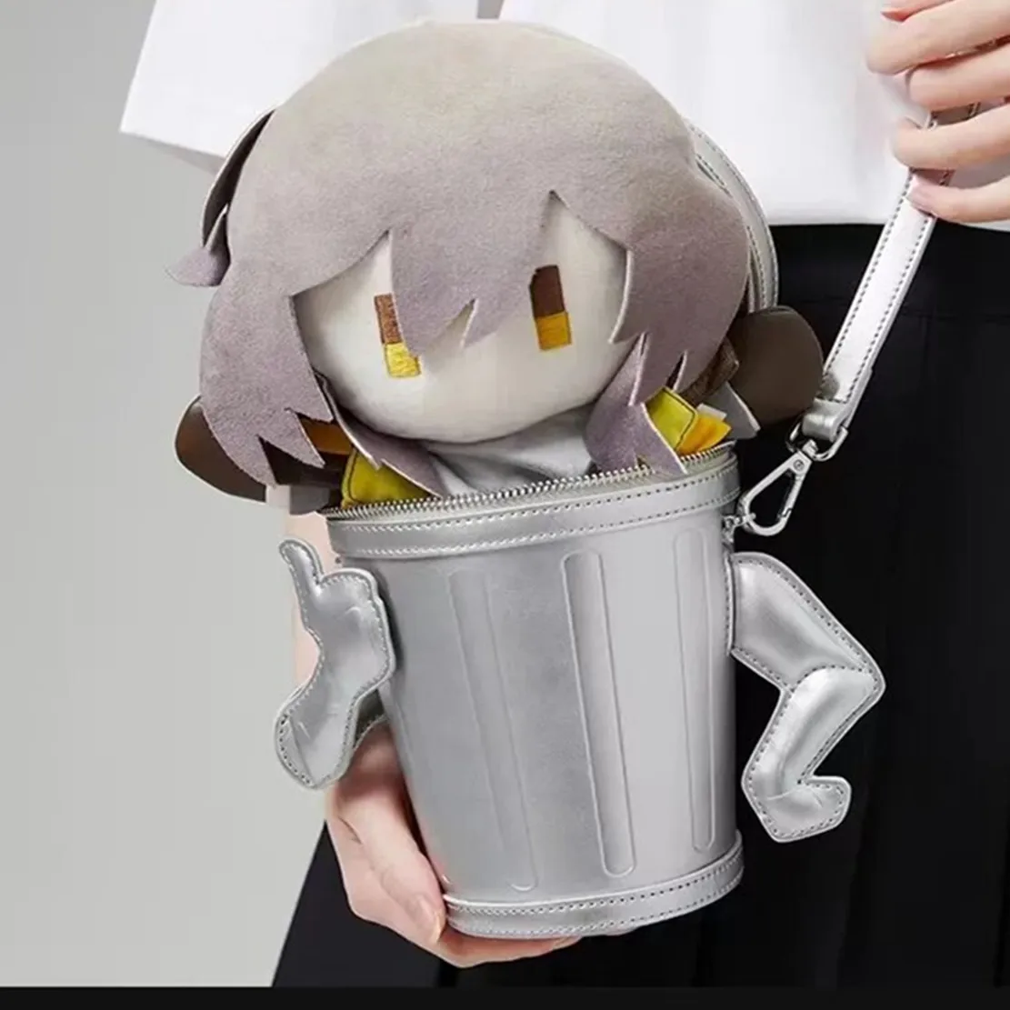 Jogo Honkai: Star Rail Lordly Trashcan Bag, Cosplay Trash Can, Couro Flap Bolsas De Ombro, Bolsa Acessórios, Props Xmas Presentes