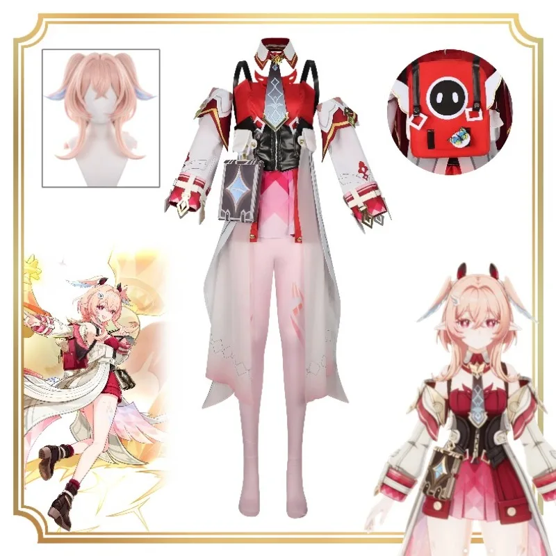 

Lynette Genshin Impact Cosplay Costume Complete Set Anime Convention Outfit Blue Dress White Gloves Bow Tie For Women