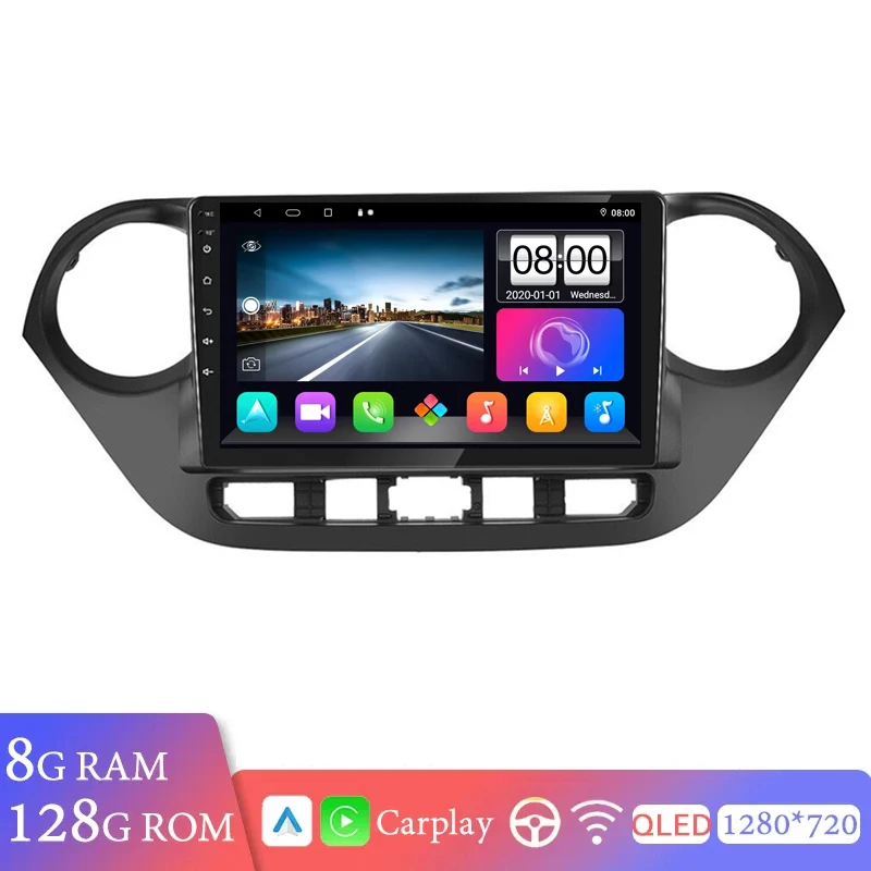 

2Din Android 14.0 Car Radio Stereo Multimedia Video Player For Hyundai Grand I10 2013-2015 2016 Navigation GPS Carplay 4G+Wifi