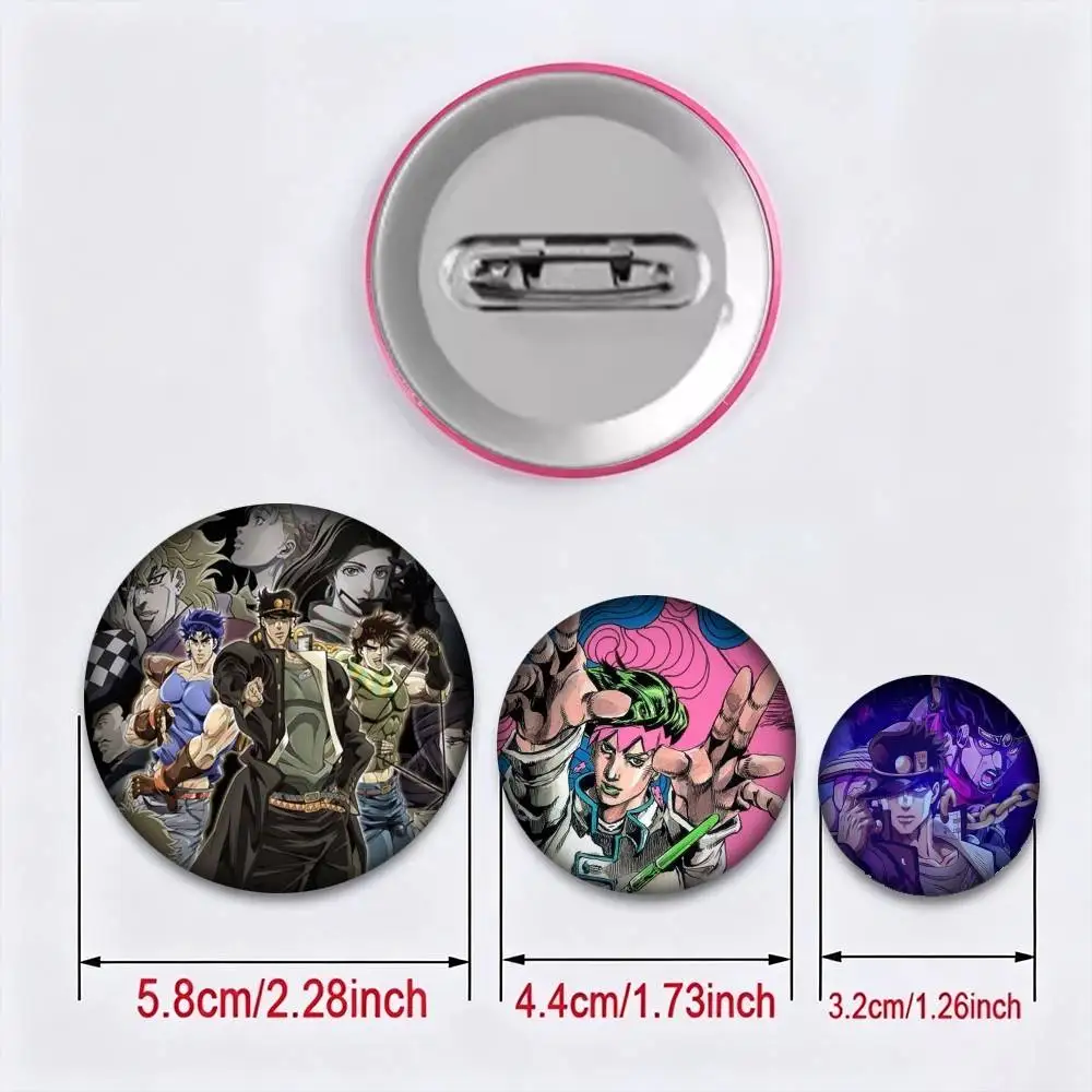 JoJo's Bizarre Adventure (9) 25mm 32mm 44mm 58mm 75mm Brooches Badges Pins for Accessories Gift