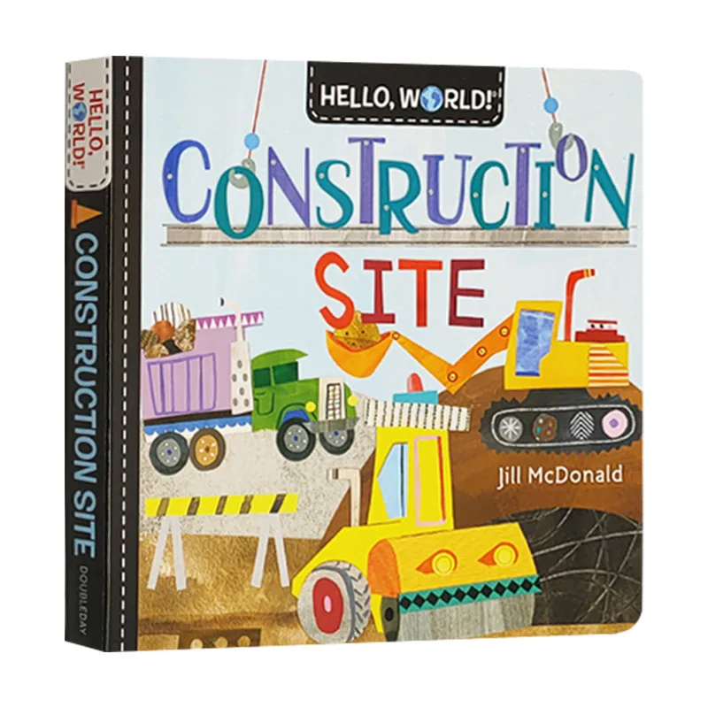 

Hello World Construction Site, STEM, Baby Children's books aged 1 2 3, English picture book 9781984896704