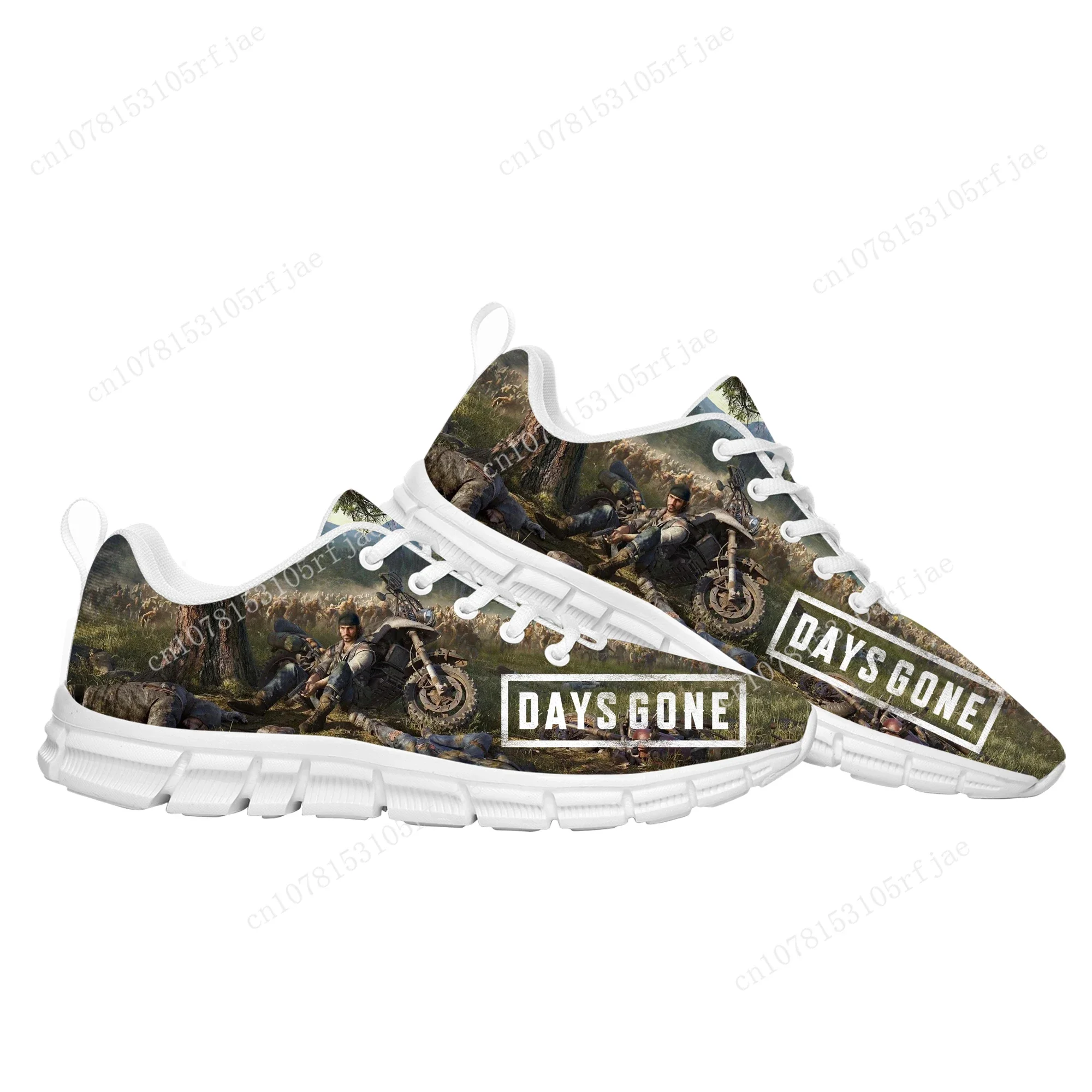 Days Gone-Sapatos Personalizados para Homens e Mulheres, Alta Qualidade, Jogo de Desenhos Animados, Tênis para Adolescentes, Tailor Made, Casal Construído Sapatos, Moda, Quente