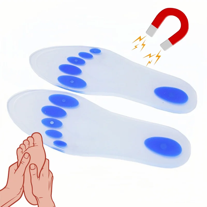 

Silicone Magnetic Therapy Massage Insoles for Men Women Massage Orthopedic Insoles for Plantar Fasciitis Insole Foot Care Sole