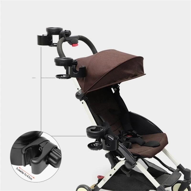 

J15U 2-in-1 Stroller Cup Holder Bike Cup Holder Cup Holder Universal for Stroller