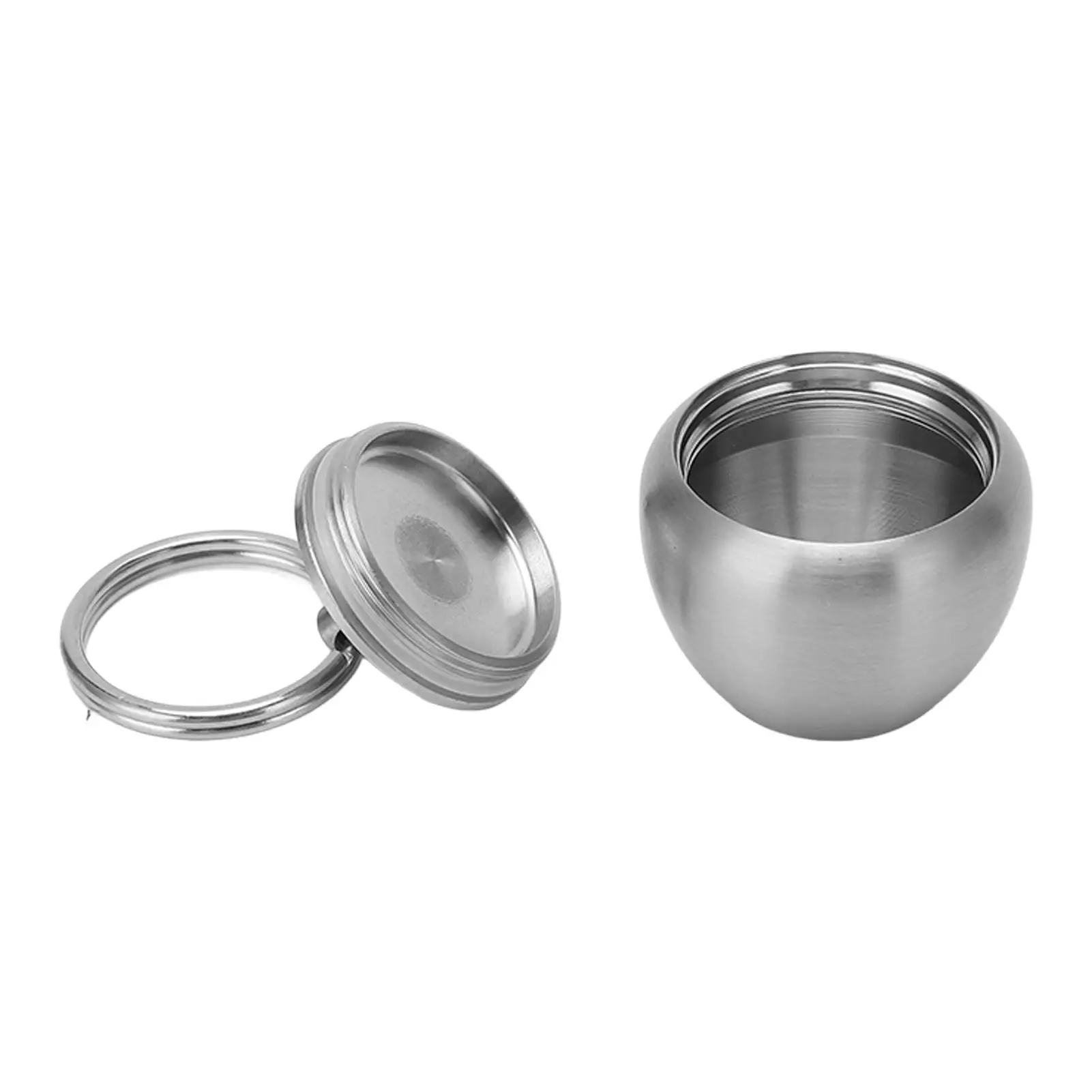 

Portable Stainless Steel Pill Case for safety Charm, Metal Medicine Can Shape, for cinnabar for buddhist Scriptures