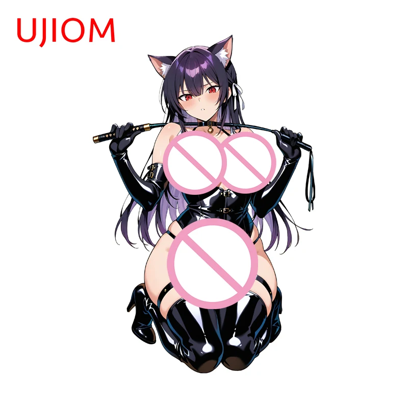 UJIOM Takamine Takane Seductive Cat Ears Girl Wall Sticker Artistic Fashionable Eye Catching Customizable Decal Smooth Surface