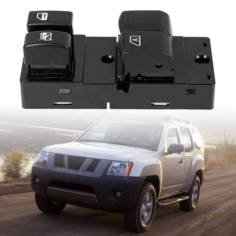 Window Button Panel 12V ABS Door Glass Control Unit with Integrated Mounting Base 25401-EA002 Interior Repair