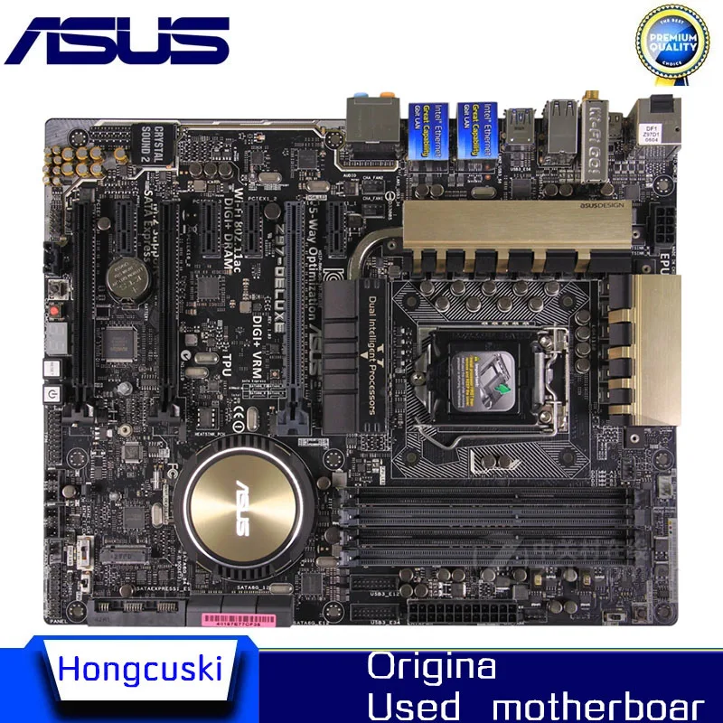 For ASUS Z97-Deluxe original motherboard Socket LGA 1150 DDR3 Z97 SATA3 USB3.0 Desktop Motherboard