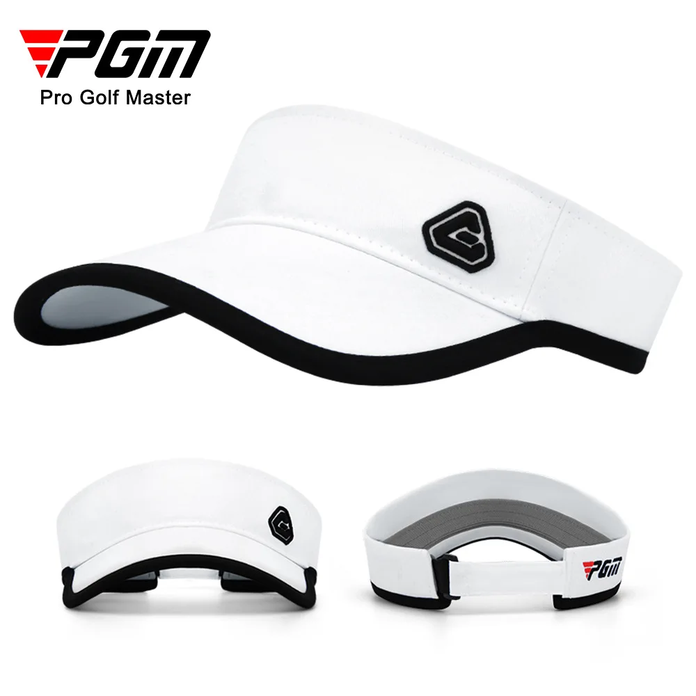 

PGM Golf Hat for Men's and Women's No Top Hat Sun Visor Sweat-absorbing Lining Adjustable Size MZ027