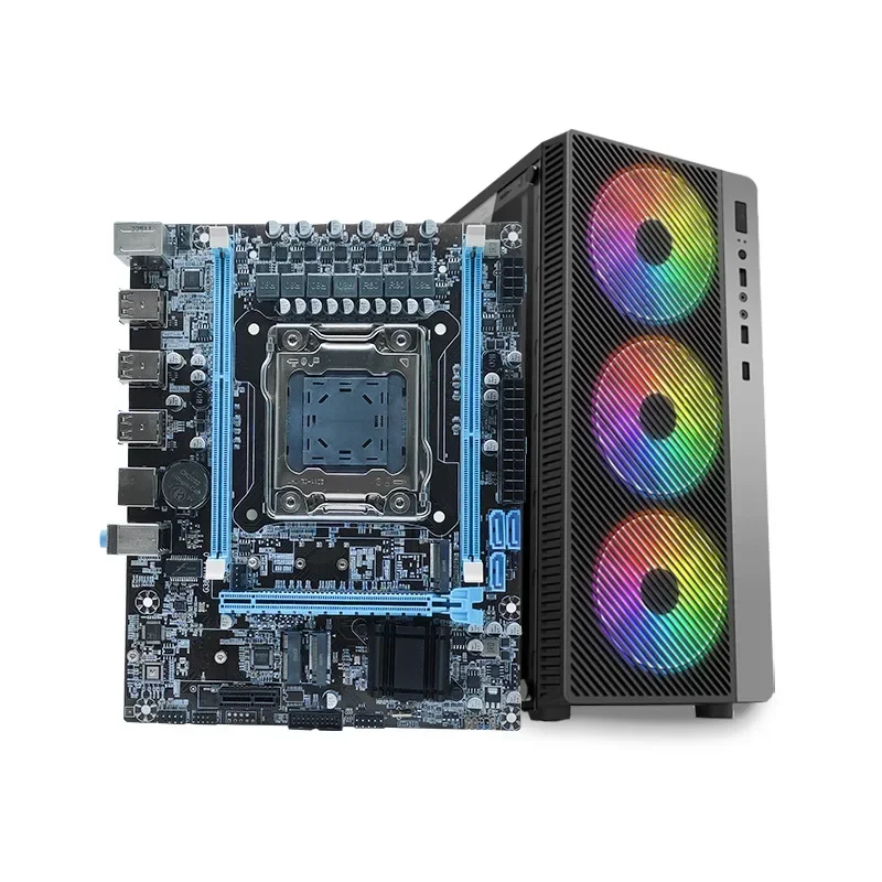 X79 motherboard komputer desktop dual channel, game multi pembukaan studio 2011 pin Zhiqiang e52680