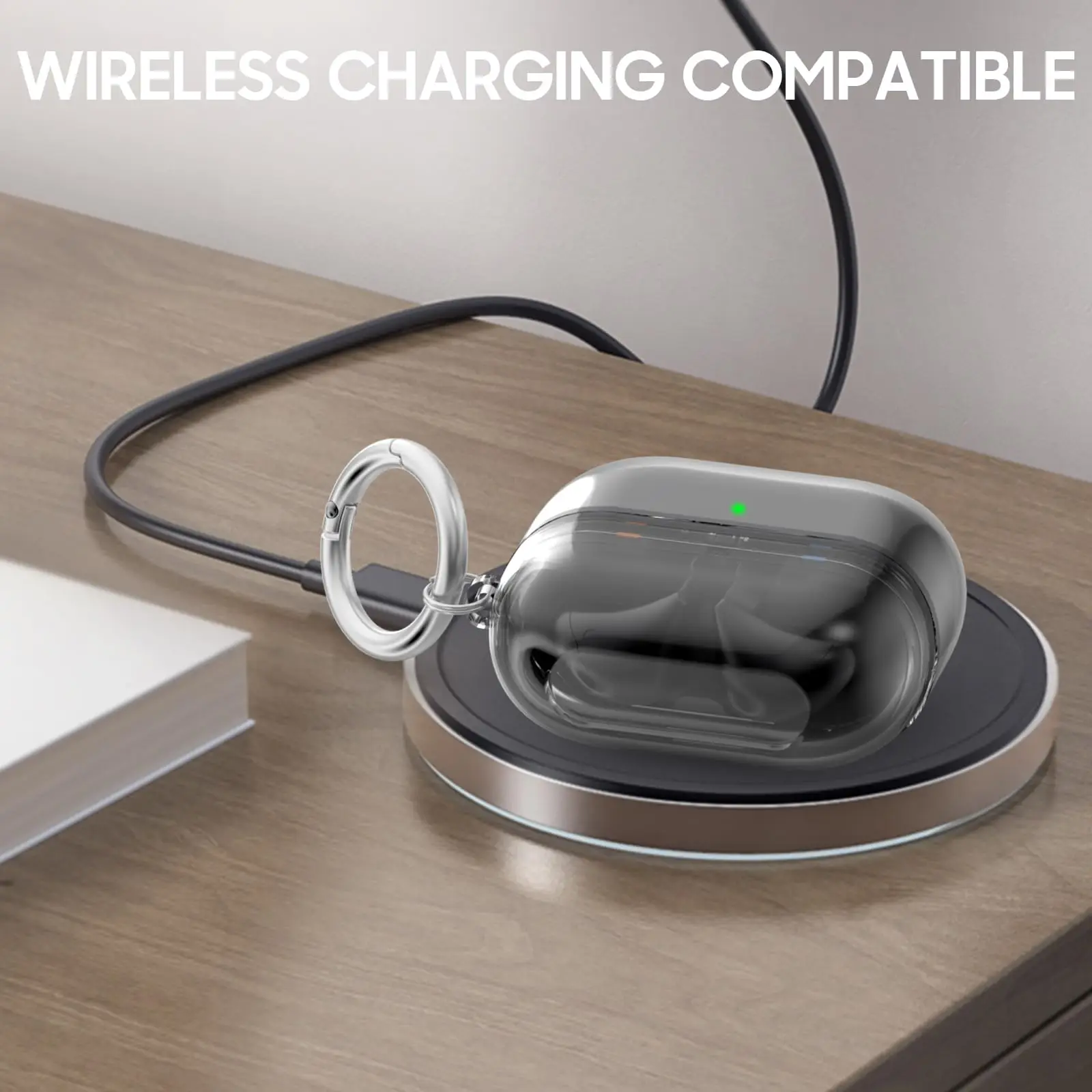 حافظة شفافة لهاتف سامسونج جالاكسي بادز 3 برو، غطاء حماية ناعم لسماعات الرأس بلوتوث لهاتف سامسونج جالاكسي بادز 3