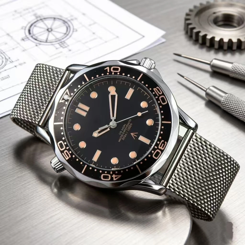 

2026 model "Pure Moment" ceramic bezel 007 premium men's quartz wristwatch, luxurious and casual wristwatch