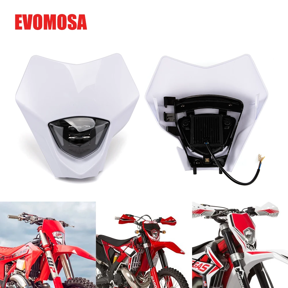

For GASGAS EC250 EC300 EC250F EC350F EX300 EX250F EX350F EX450F MC250F MC450 Headlight LED Head Light Motorycle Accessories EC