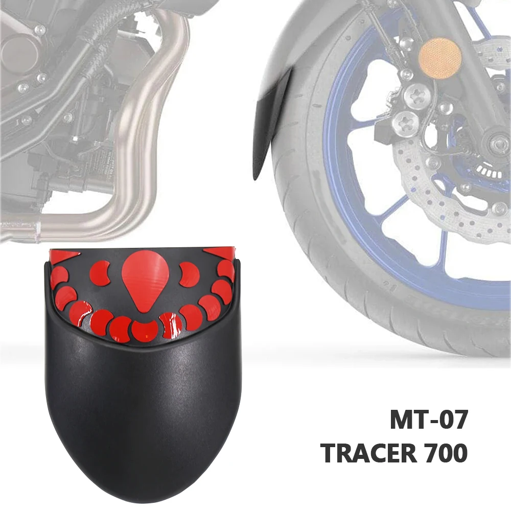 

Motorcycle Front Wheel Rear Fender Mudguard Extension For Yamaha Tracer 700 Tracer700 2020 2021 MT-07 MT07 MT 07 2018 2019