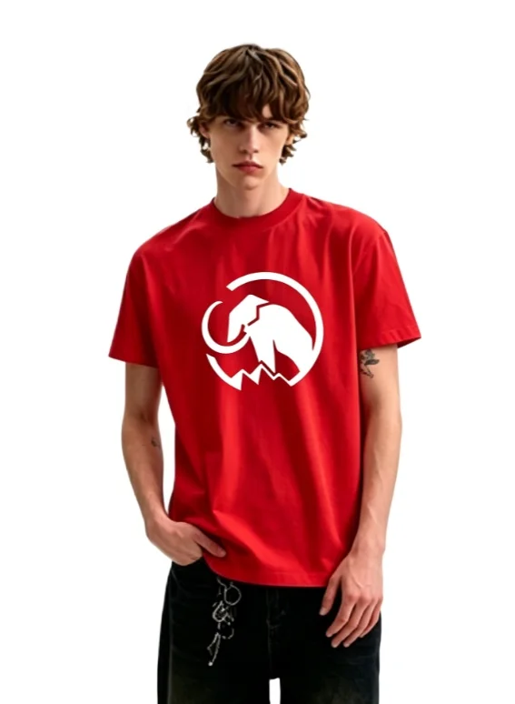 New cotton outdoor casual round-neck short-sleeved T-shirt, with high-end and luxurious design suitable for both men and women.