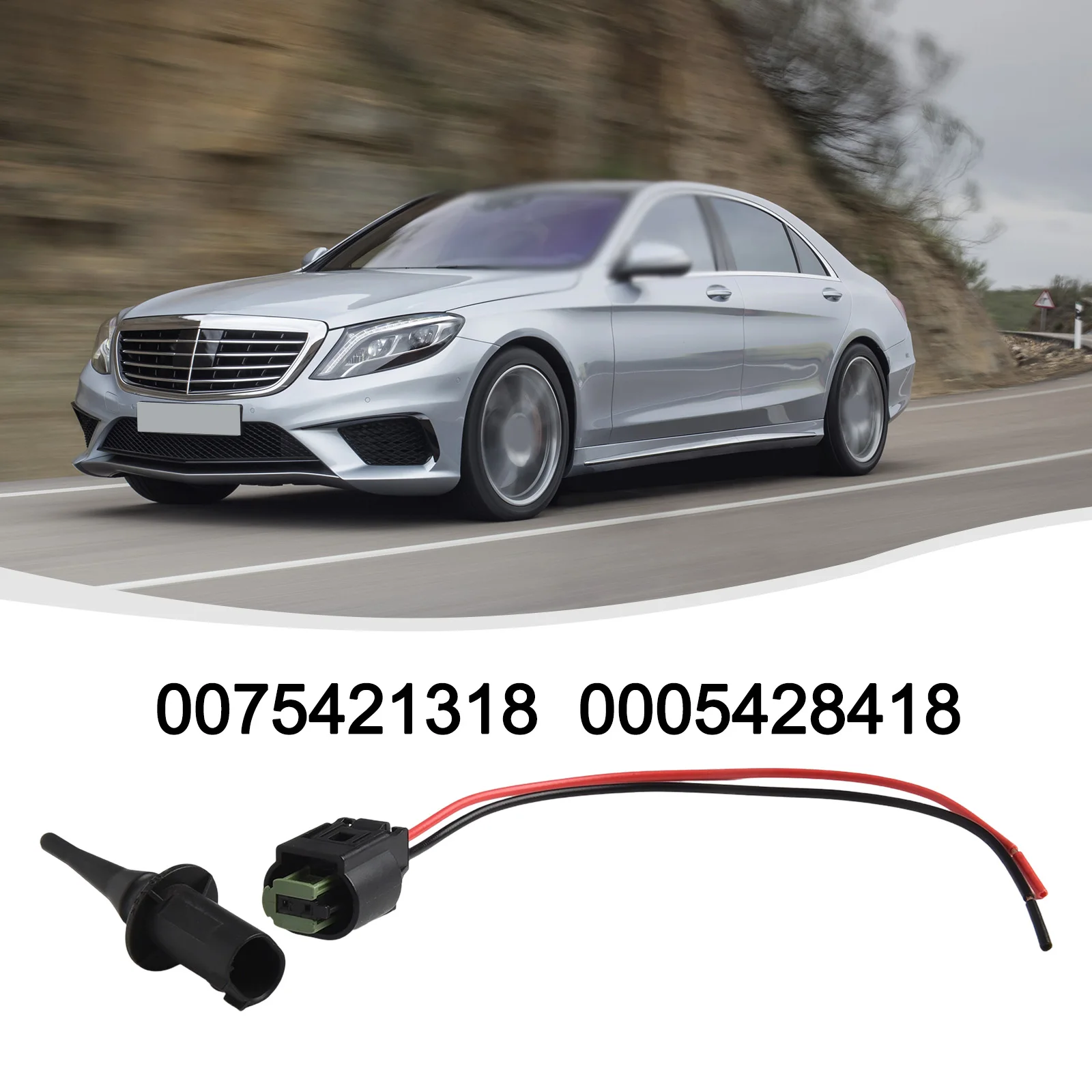 Direct Fit Outside Temperature Sensor For Mercedes W177 With OEM Part A0005428418 Precise Temperature Measurement