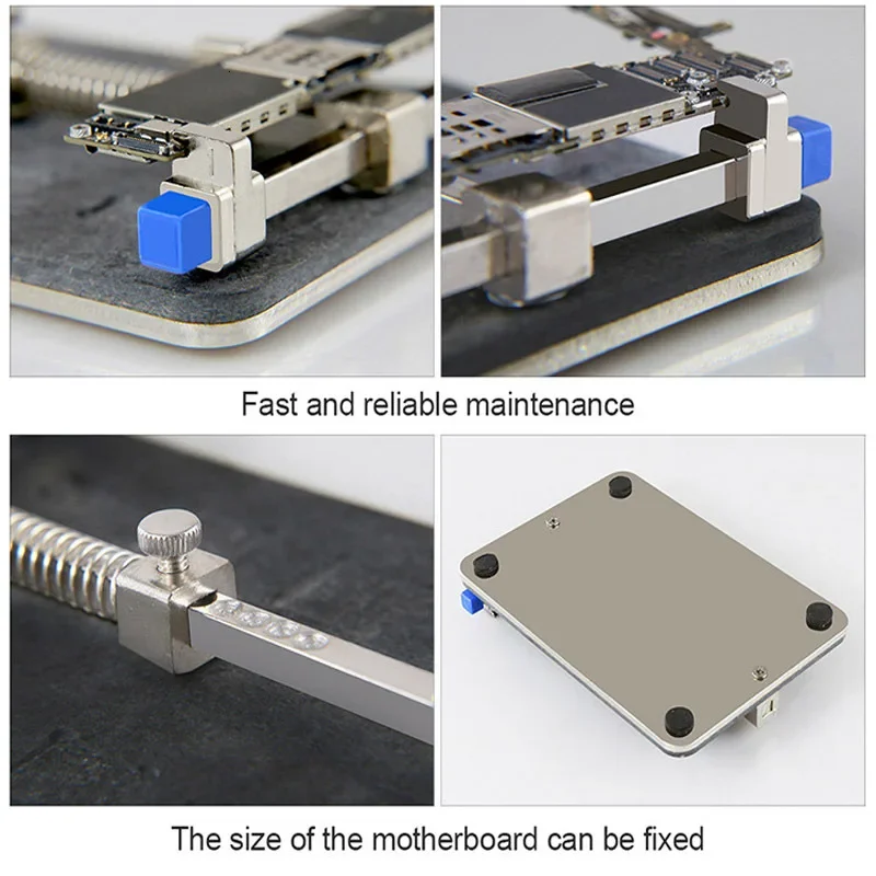 Stainless Steel Circuit Board Jig Soldering Desoldering PCB Repair Holder Fixtures Mobile Phone Repairing Tool
