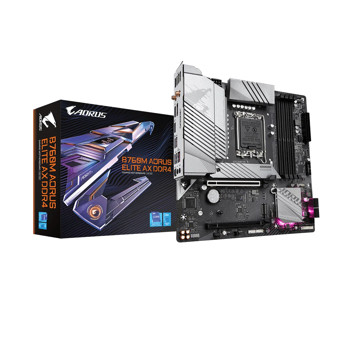 New B760M AORUS ELITE AX DDR4 LGA1700 Slot Dual DDR4 Ram Slot PCIE4.0 SSD B760 DDR4 Motherboard Gaming Support 13th CPU