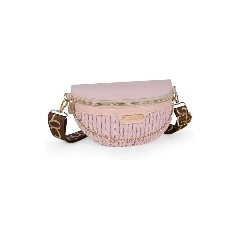 

Crossbody Sling Bag for Women Quilted Trendy Fanny Packs Chest Belt Bum Bag Shoulder Bags for Travel, Casual Outings & Daily Use