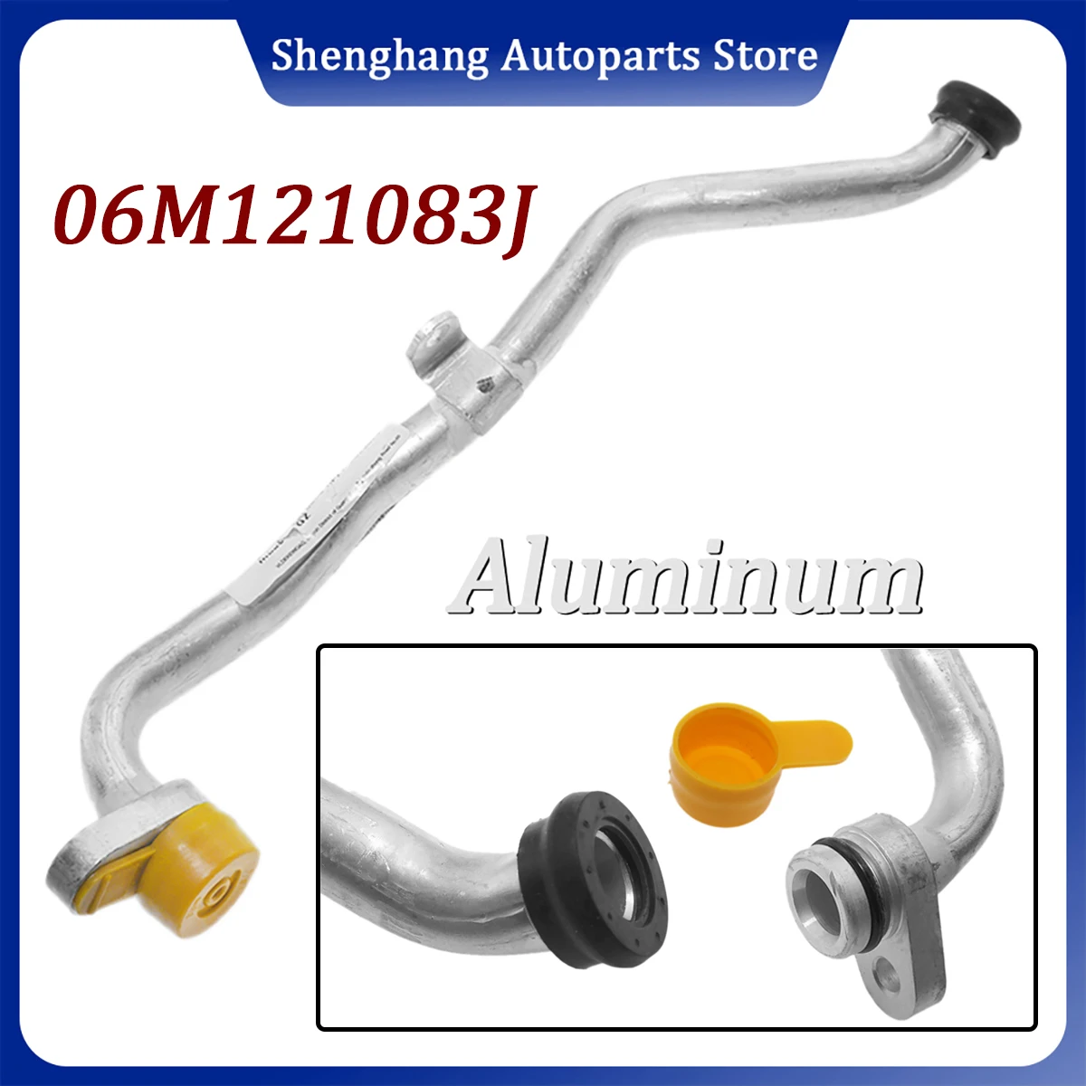 

06M121083J Coolant Pipe 06M121083H For VW Touareg 2018- Audi A4/S4 A5/S5 A6/S6 A7/SP S8 Q5 Q7 Q8 2016- RS4 RS5 2018-