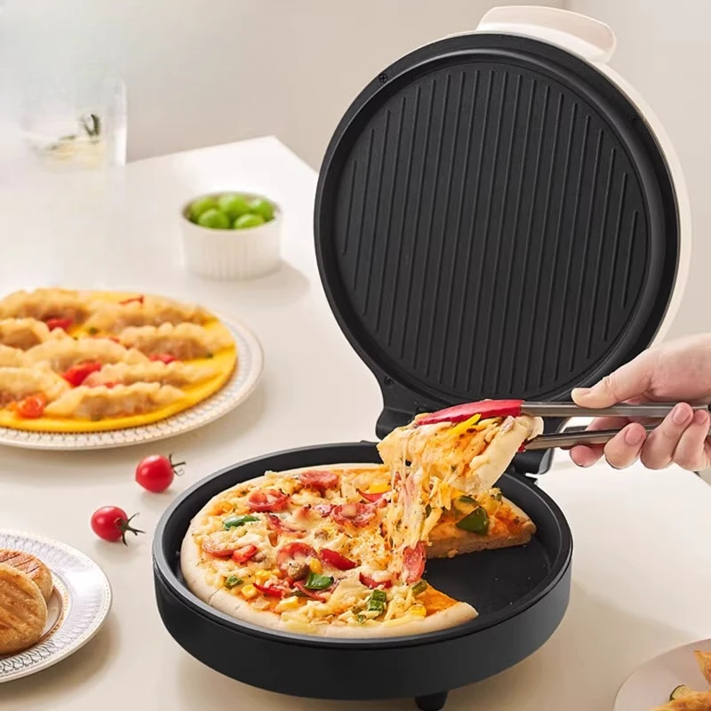 مقلاة كعكة كهربائية من ليرين، تسخين على الوجهين، ماكينة فطيرة كعكة كهربائية جديدة ومكبرة وعميقة، ماكينة الكل في واحد #1