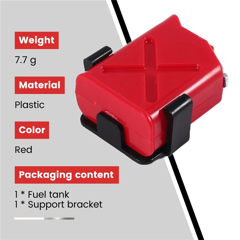ABTI-RC Rock Crawler 1:10 accessoires Mini réservoir de carburant pour TAMIYA CC01 Axial SCX10 90046 D90 D110 TF2 Traxxas TRX-4 camion sur chenilles