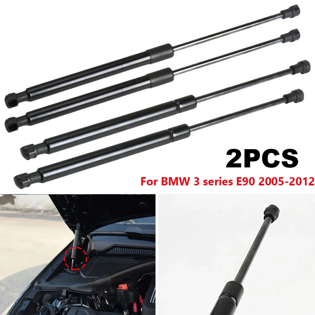 2PCS Car Front Bonnet Hood Lift 51247250308 Rear Tailgate Lift Support Gas Spring Shock Struts For BMW 3 Series E90 2005-2012