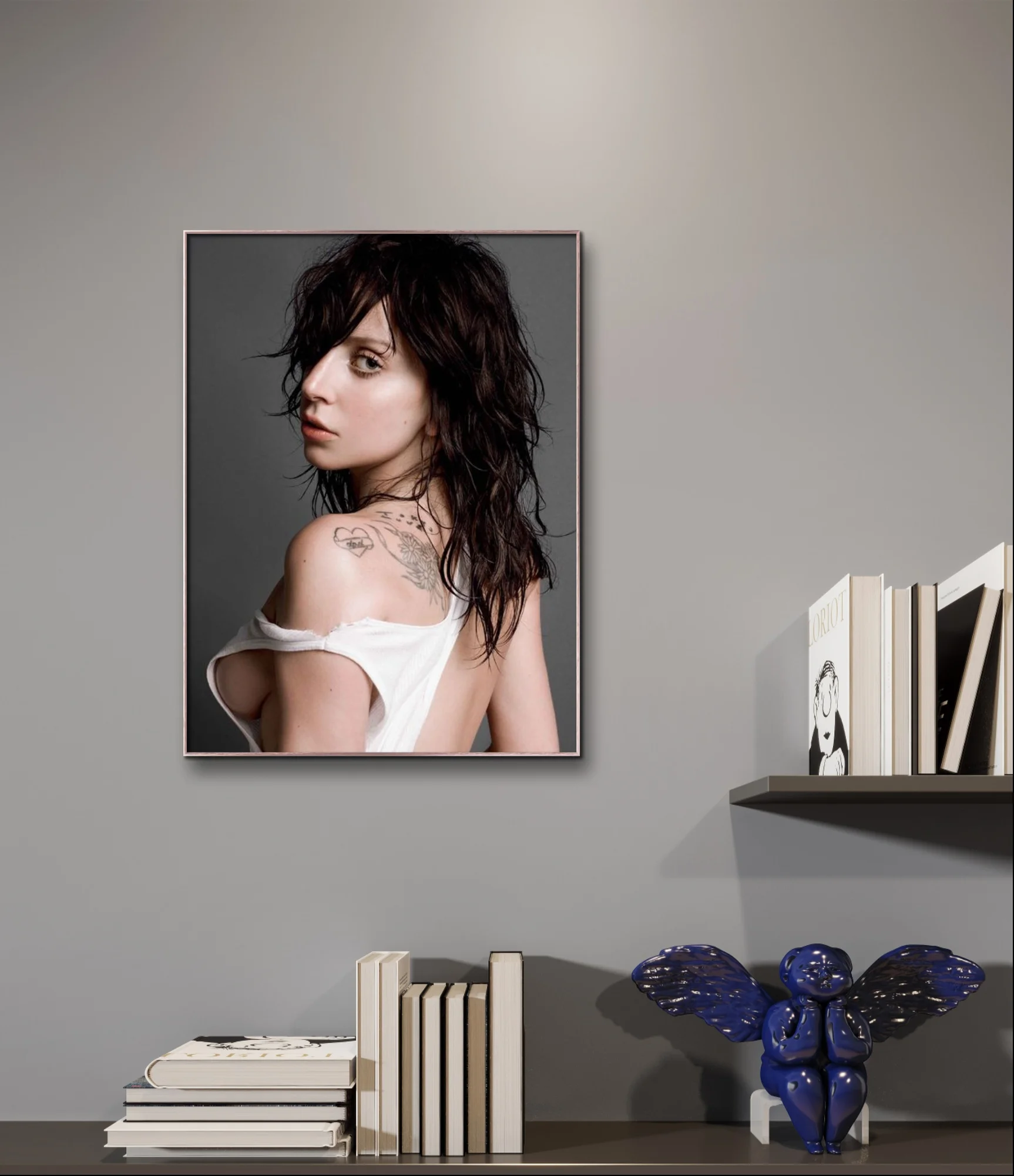 American Female Singer 5D Diamond Painting L-Lady Gaga Portrait Diy Diamond Embroidery Artistic Photos Home Wall Decor Fan Gift